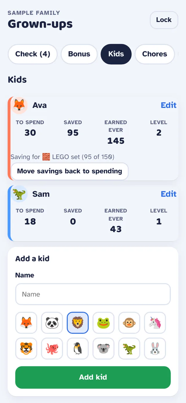Kids overview